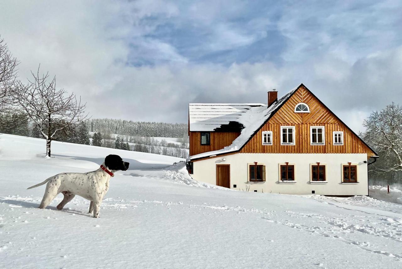 Dead Fox Chalupa Na Samote Vichova nad Jizerou Bagian luar foto